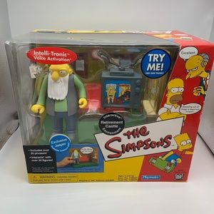 Vintage The Simpsons Retirement Castle Interactive Intelli-Tronic w/ Jasper.
